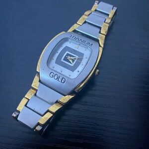 Titanium Gold Watch